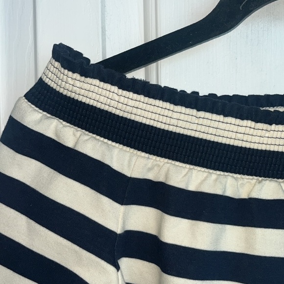 J. Crew Navy and Cream Striped Off Shoulder Dress Size XS - Picture 5 of 10